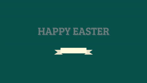 simple and elegant happy easter greeting card