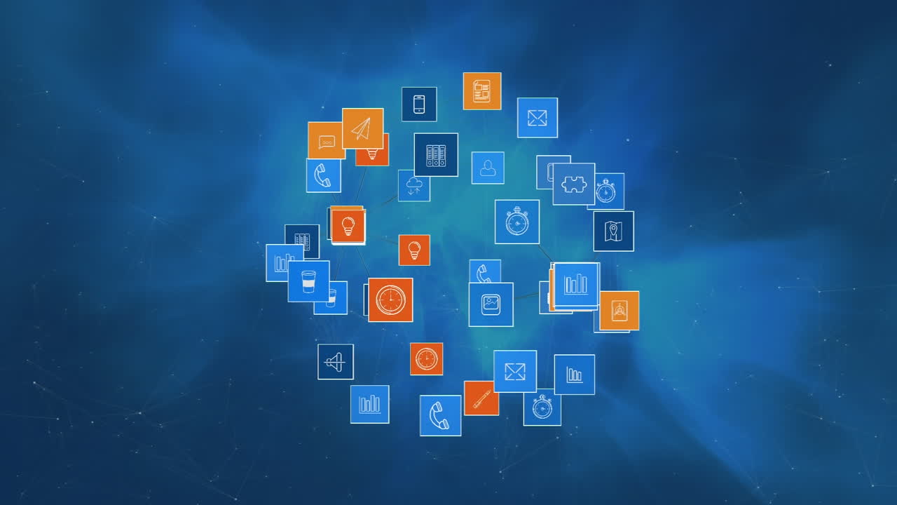 iconos de aplicaciones digitales