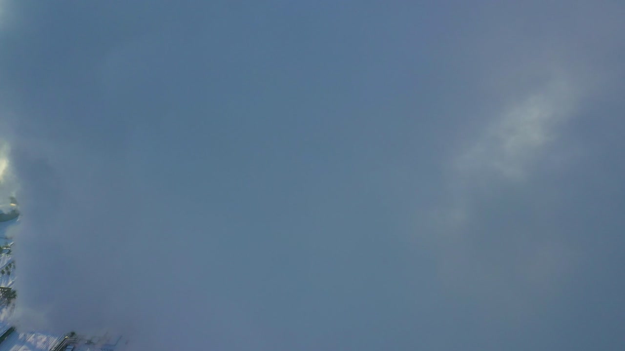 Industrial Plant with Steam Emission in Winter