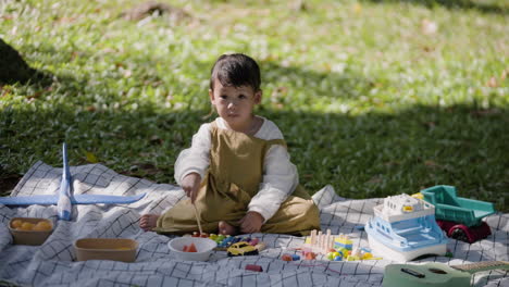 little girl at the park