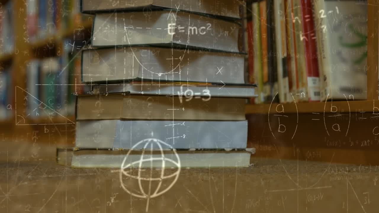 Animazione di elaborazione di statistiche e dati finanziari su fattorino e furgone