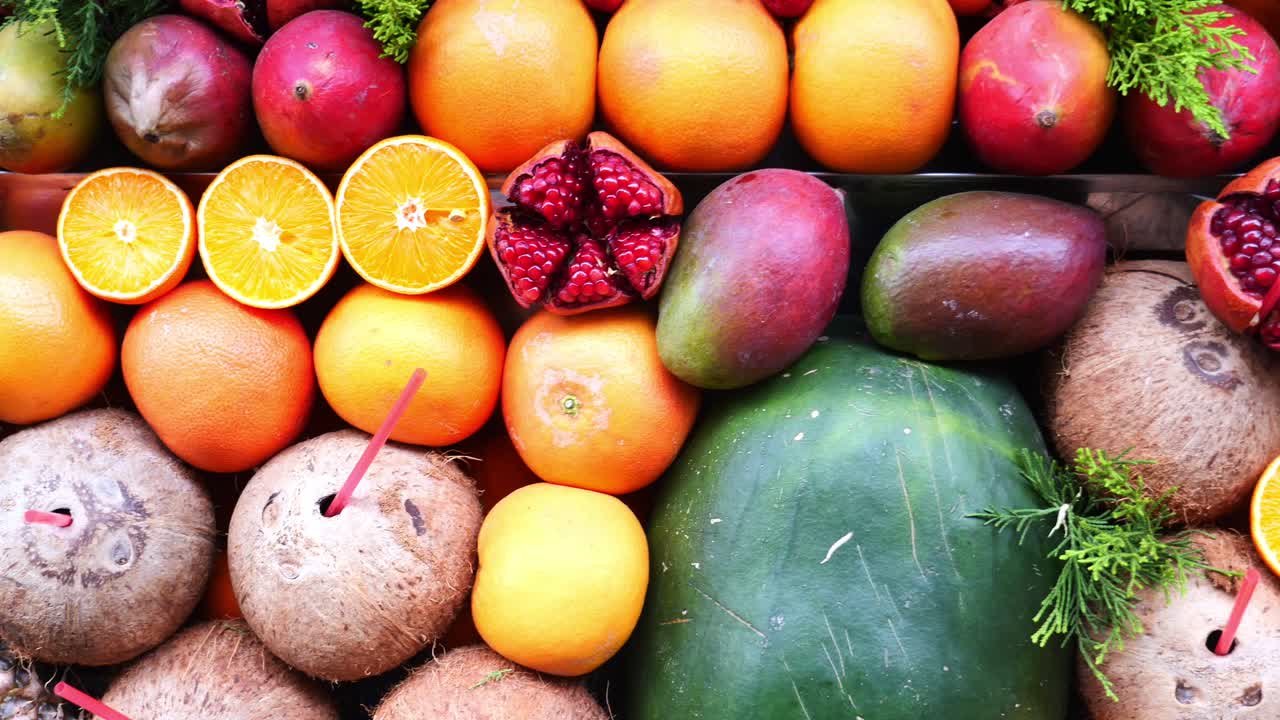 Assortment of Fresh Fruits for Juice
