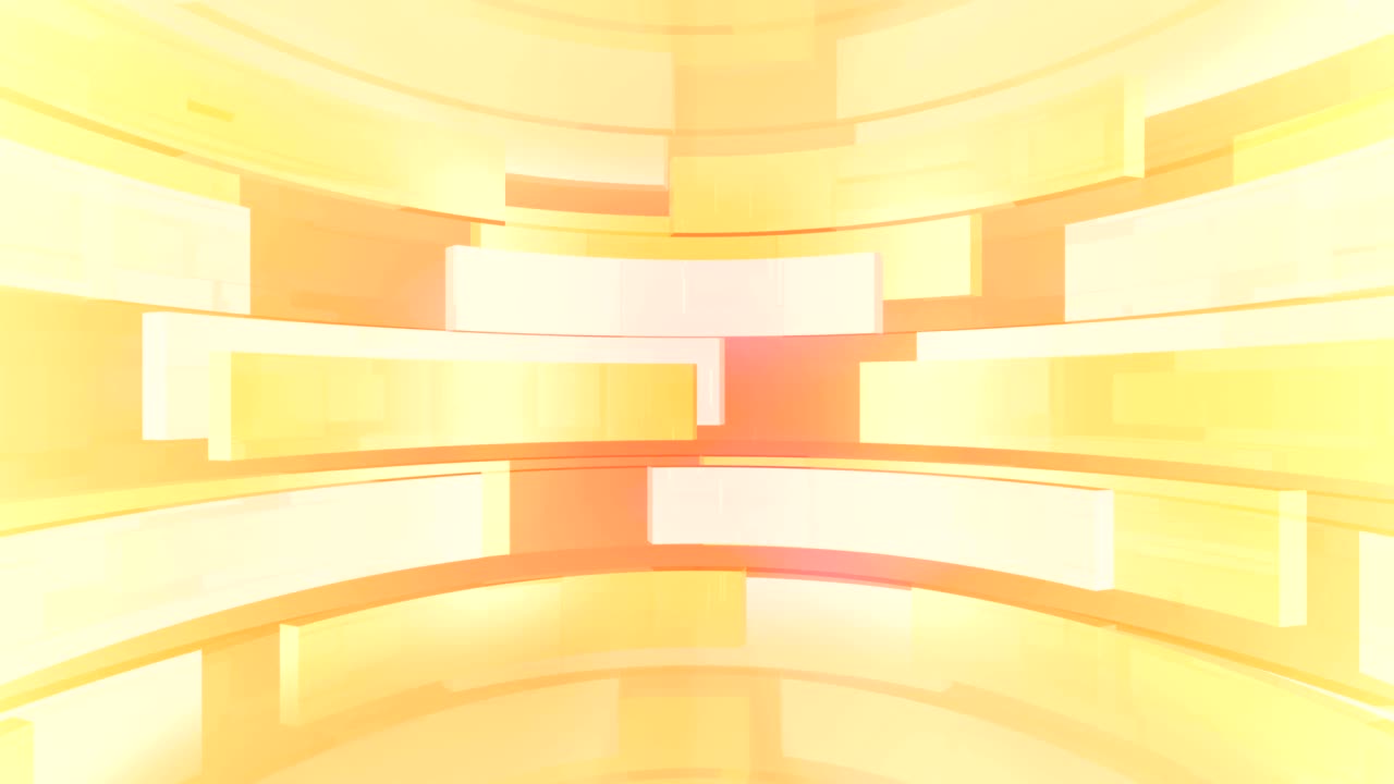 escenario móvil redondo y vidrioso