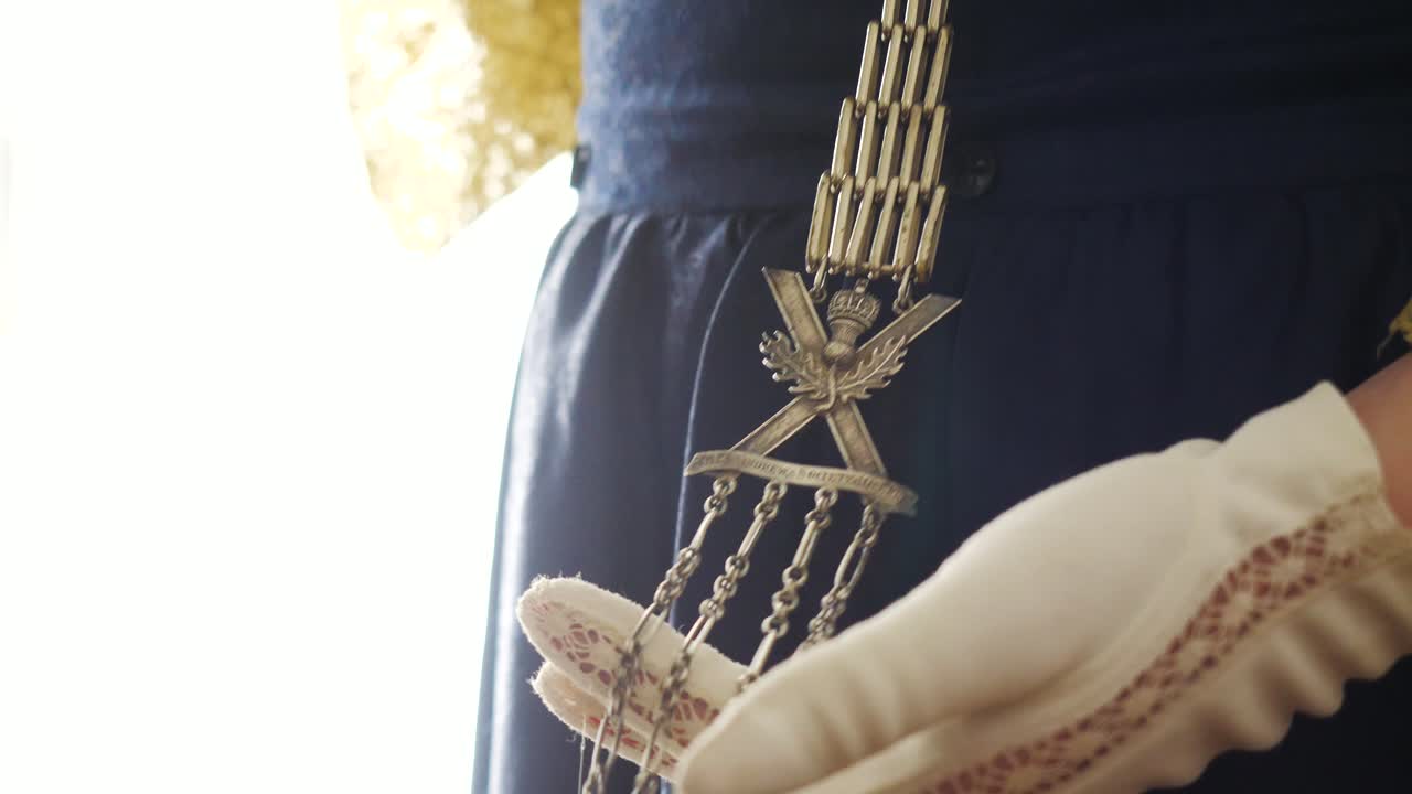 역사적인 메달 및 훈장 전시