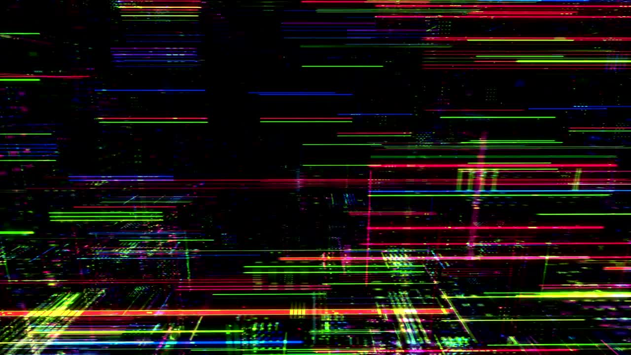 ciberespacio ciencia y tecnología de fondo. 3d render 4k bucle.