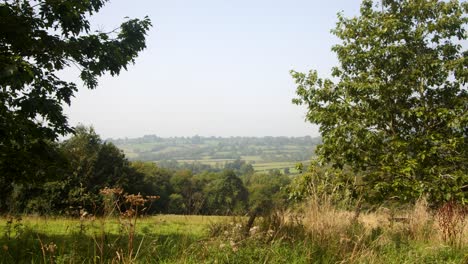 shot of carsington water valley