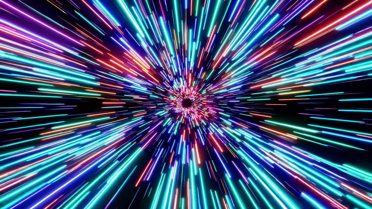 Dynamic video concept with a futuristic style, featuring a straight-on camera angle capturing