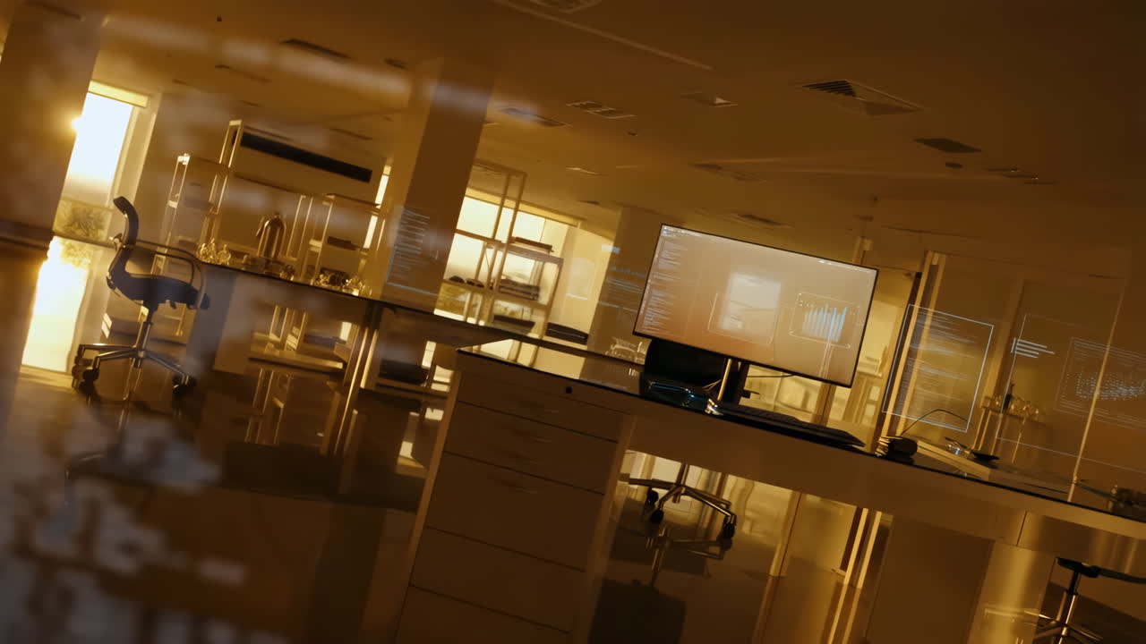 현대적인 사무실 인테리어