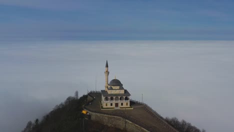 mosque on top of mountain