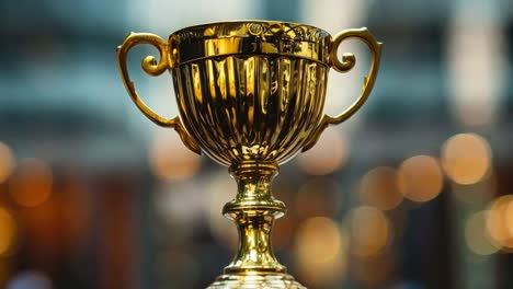 golden trophy for achievement