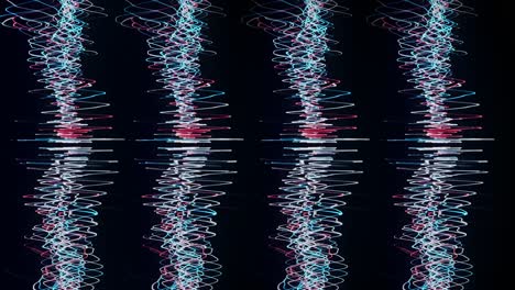 abstract glowing lines art