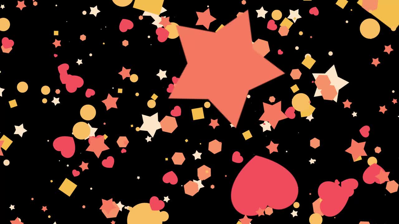 입자 팝 추상 효과 배경