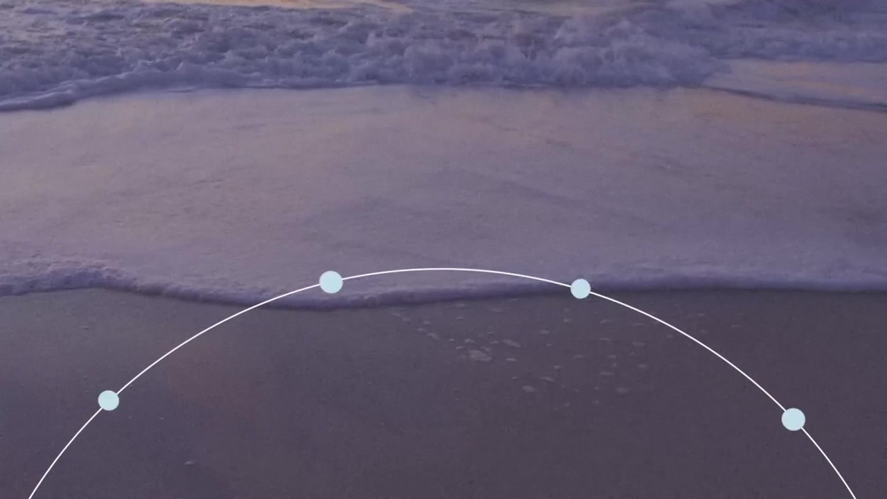Corporate Timeline Presentation with Yoga and Beach Footage