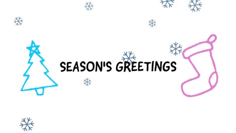 Seasons-greetings-written-on-white-background