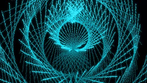 Light blue color Dot Shape Pattern animation motion graphics
