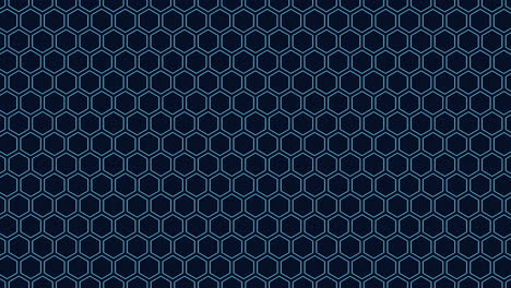 motion neon blue hexagons pattern