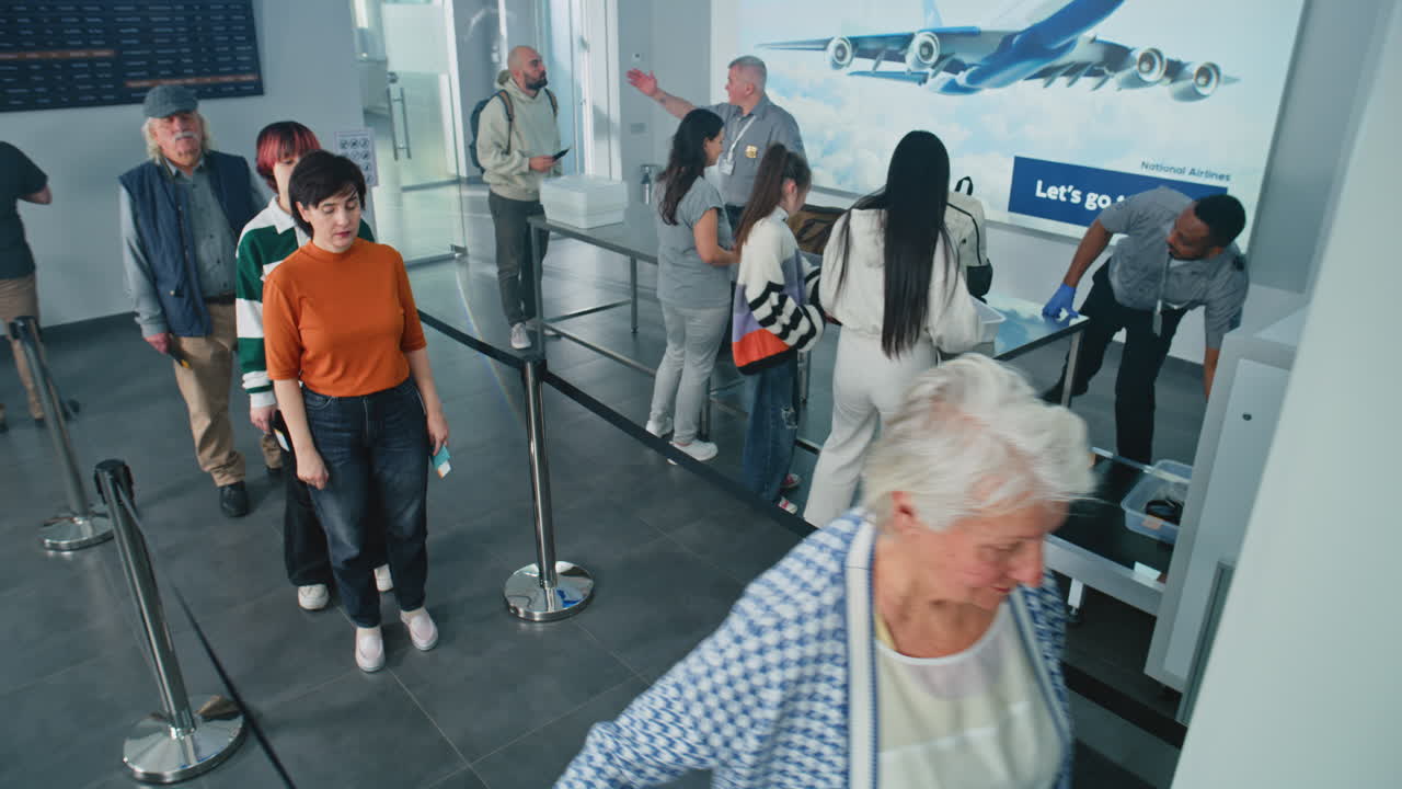 control de seguridad del aeropuerto