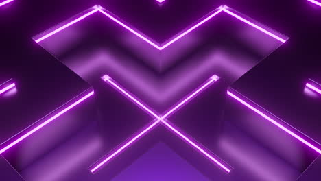 abstract purple neon geometric background