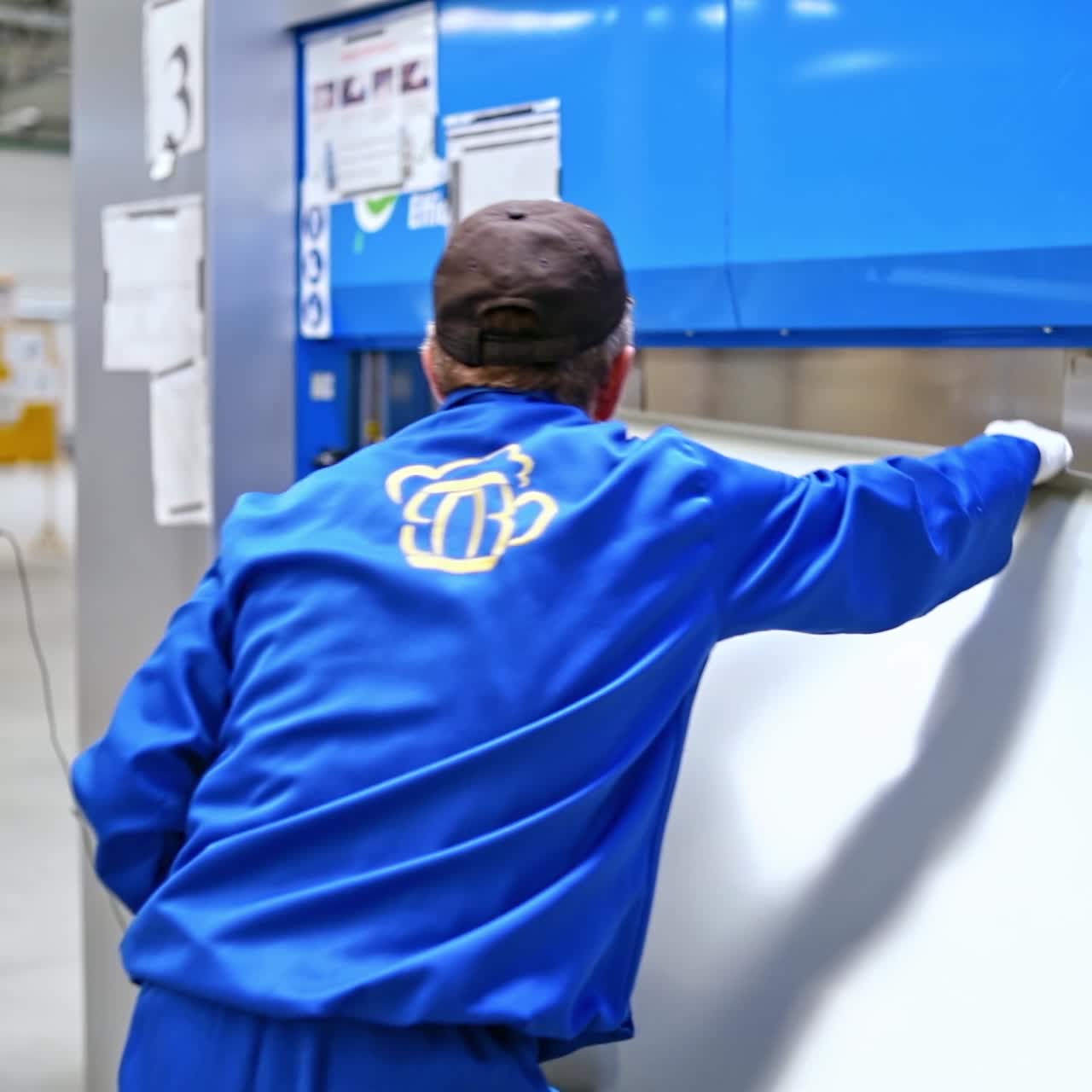 Man Working In Workshop
