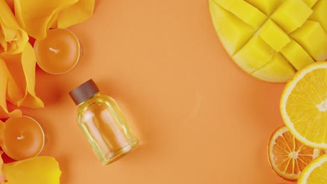 orange, mango, and rose aromatherapy spa session