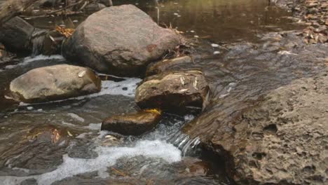 A-gently-flowing-stream-in-an-urban-park