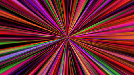 líneas radiales abstractas de colores