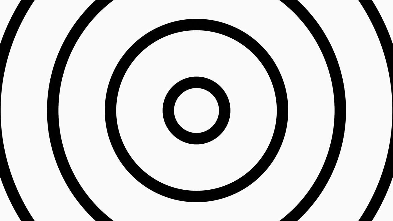 ondas circulares abstractas de pequeños círculos