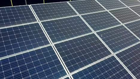 solar panels. power station. blue solar panels. alternative source of electricity. solar farm. source of ecological renewable energy.