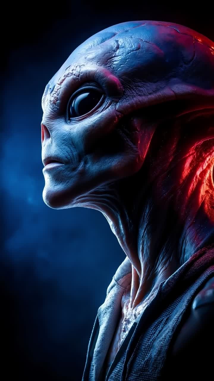 un primer plano de una persona con ojos rojos