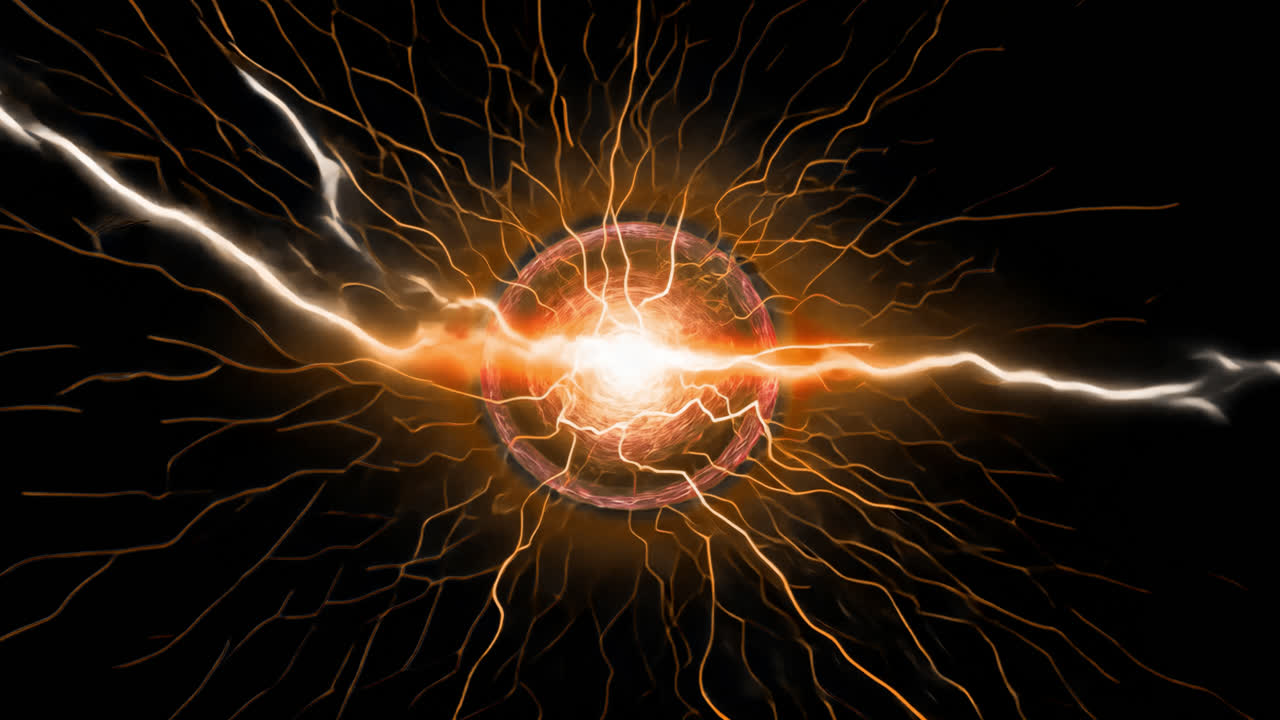 Dynamic light effect animated overlay, transparent 4K video, alpha channel, ProRes 4444