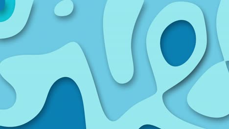 monochrome blue trendy abstract wavy background. psychedelic animated background. 4k resolution animation. modern minimal animation design banner. 3d dynamic futuristic shapes.