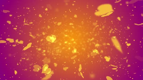 fondo de matrimonio de corazón animado de amor romántico