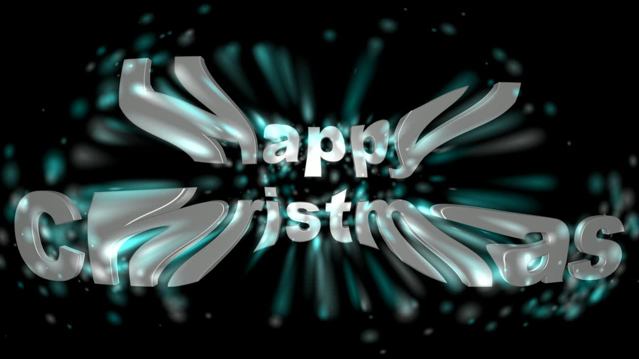 [그린백 루프] 해피 크리스마스 물 표면에 떠다니는 캐릭터