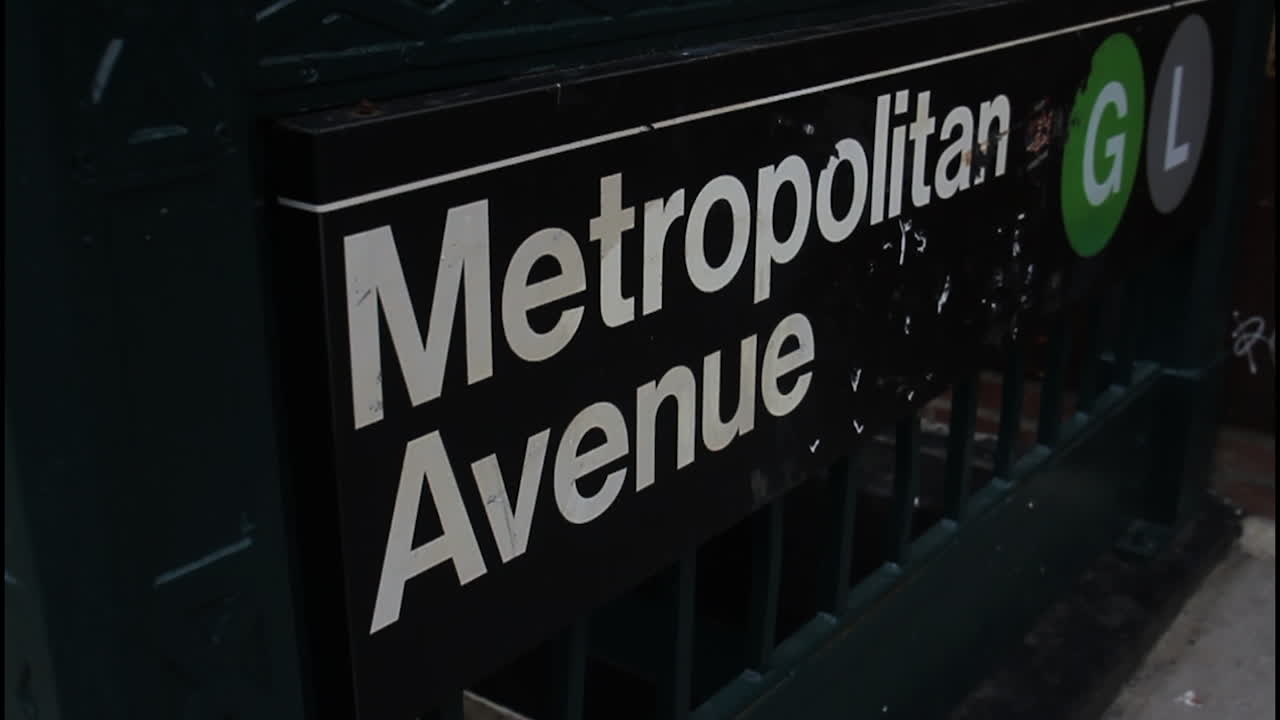Metropolitan Avenue Subway Station Sign