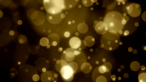 partículas de oro brillo bokeh premio polvo abstracto bucle de fondo