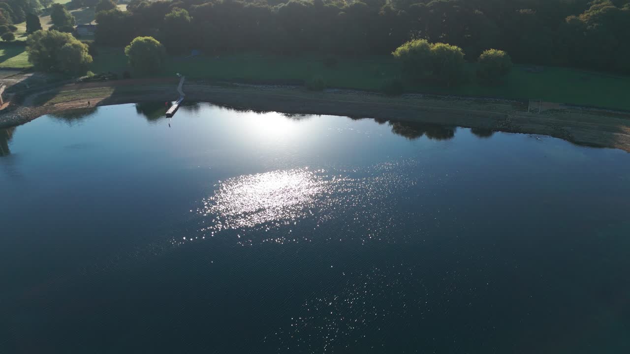 Rutland Water Normanton Church iconic landmark located on the shore, England