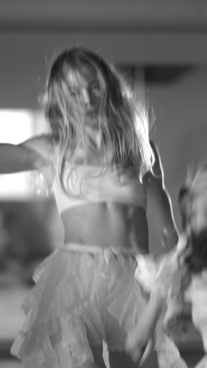 Black and White Dance Performance