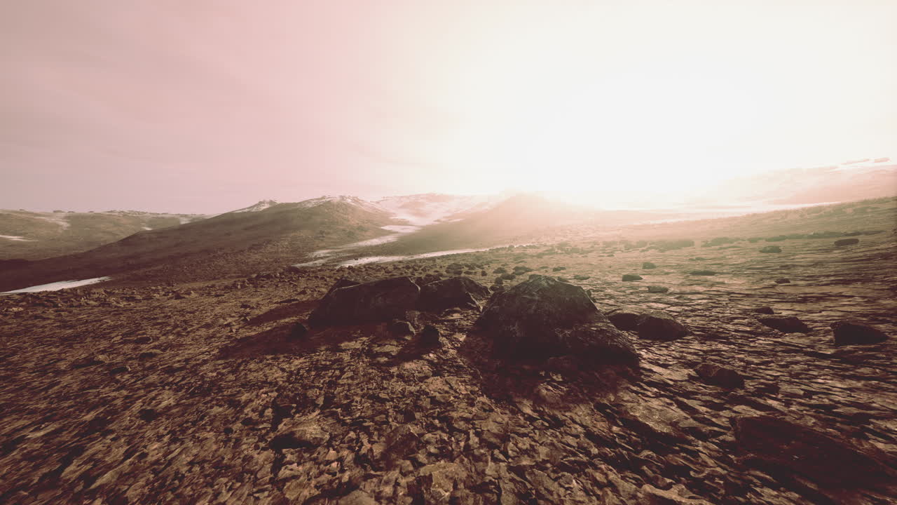 paisaje del altiplano boliviano desierto rocoso