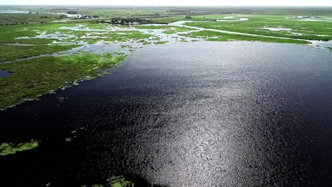 Marshland-along-the-Saint-John's-River-in-Cocoa,-Florida