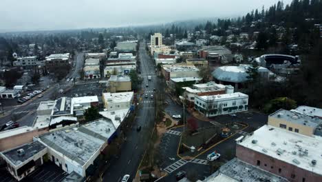 ashland, oregon, usa, winter 2023