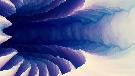 arte digital abstracto con gradientes azules y púrpuras
