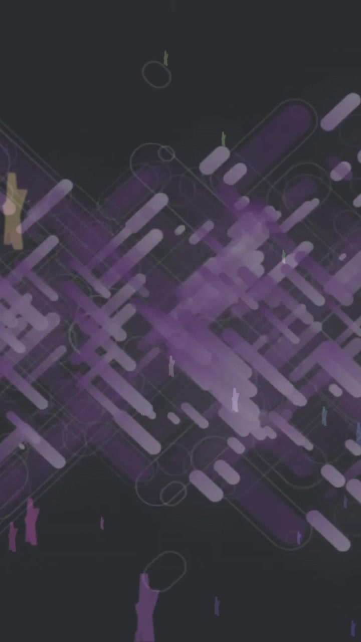 Animation von Sternen und Lichtpunkten in Endlosschleife auf dunklem Hintergrund