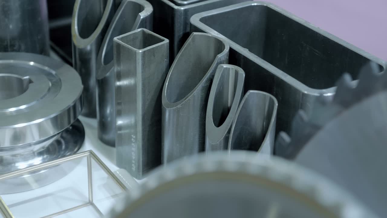 las muestras de perfiles metálicos se cortan con discos de alta calidad y de corte