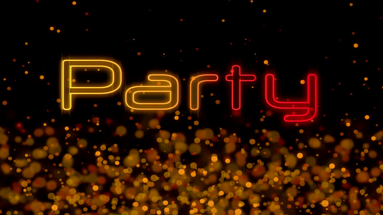 파티 텍스트 배경에 반 ⁇ 이는 반점에 대하여