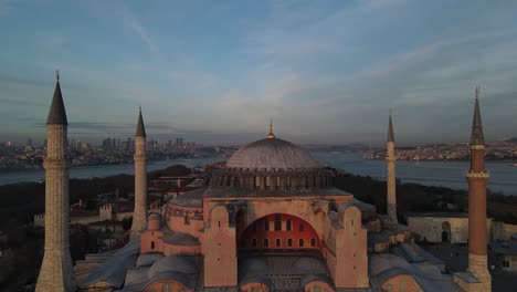 hagia sophia drone video, fatih istanbul turkey