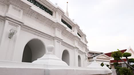 a serene view of temple's intricate design