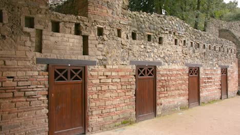 ruinas de la famosa ciudad de pompeya, italia