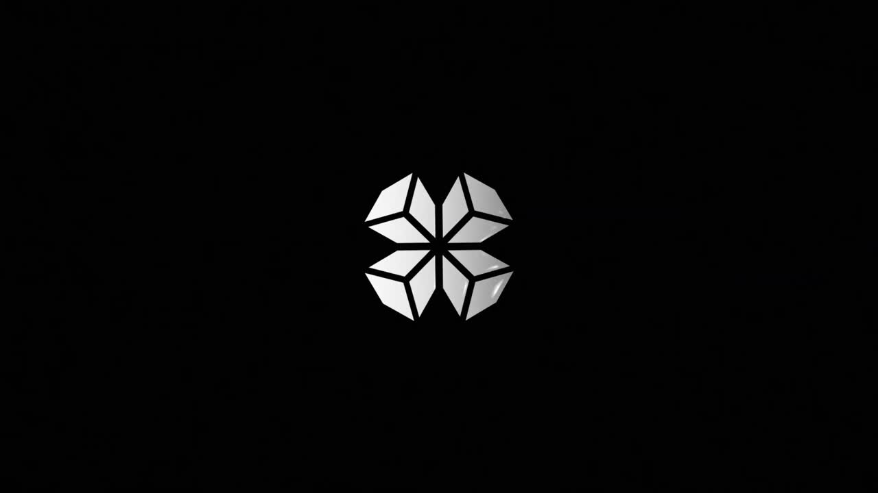 Animazione di Rivelazione Logo Bianca, Pulita e Minimale