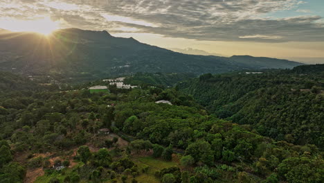 boquete panama aerial v flyover los naranjos jungle