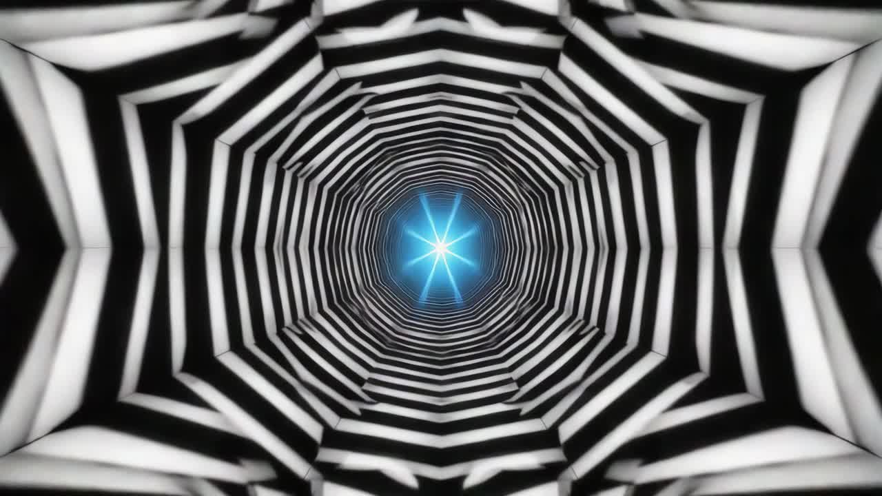 túnel geométrico abstracto